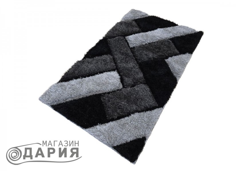 Тъкан килим 3D SHAGGY GRANDE 720 black p